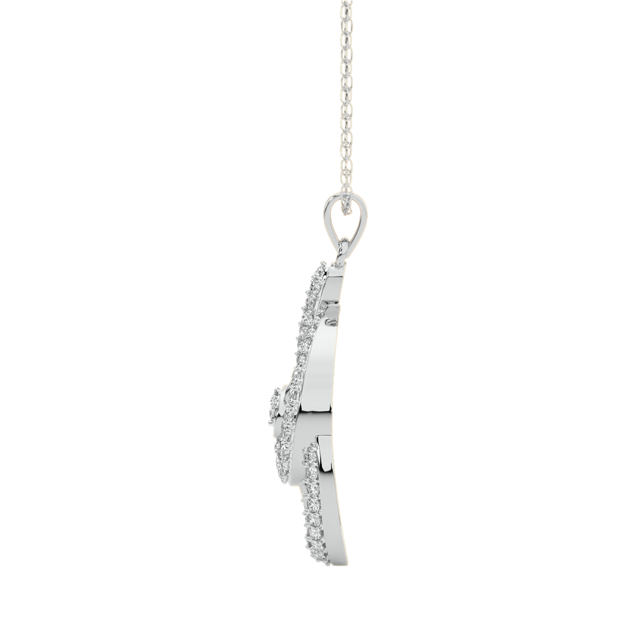 Lise Round Diamond Office Wear Pendant